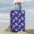 thumbnail image 6 of Picia Skull starry sky flower leaf Luggage Protector Cover Thicken Suitcase Protector Cover Fit 18-32 Inch Luggage-Large, 6 of 9
