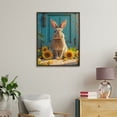 thumbnail image 4 of Paint By Numbers Kit for Adults Beginner - Rabbit With Sunflowers Doorway Scene DIY Canvas Painting Kits for Adults, Frameless Paint By Number for Adults for Home Wall Decor 16x20 Inch, 4 of 7