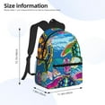 thumbnail image 4 of Fotbe Little Sea Turtles Lightweight Casual Laptop Backpack for Men and Women, Daily use Waterproof backpack, Backpack for College, 4 of 8