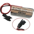 thumbnail image 3 of 5 Pcs 2600mAh Lithium Battery Replaces Fuji FDK CR8.LHC 17430, Toto CR8-LHC TH559EDV410R, TOTO THP3053 Back Up Batteries for Eco EFVS, Toto Flush Valves and Faucets (5 Pack), 3 of 5