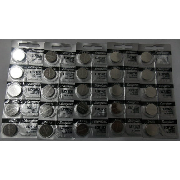 Energizer CR1632 3V Lithium Coin Battery - 25 Pack + 30% Off!