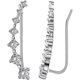 thumbnail image 3 of Ear Cuffs Bling 7 Cristales Plata de Ley 925 Hipoalergénico, 3 of 5