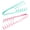 Pink + Green, variant on 2 Pcs Texture Volumizing Hair Styling Comb Set, Wide & Fine Tooth Anti-Frizz Fluffy Root Lift Texturizing Tool, Portable ABS Plastic Hair Comb for Men Women All Hair Types