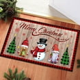 thumbnail image 3 of Christmas Doormat, Kitchen Floor Mat, Oil Absorbent Stain Resistant Entry Door Rug, Polyester Material Non Slip Low Profile Indoor Holiday Home Decoration Carpet 40x60cm, 3 of 7