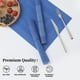 thumbnail image 2 of Juego de 8 manteles individuales Leetaltree con marco azul de PVC resistente al calor, 2 of 9