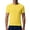 Yellow, variant on Men's Summer Casual Shirts Oxford Shirt Crewneck Neck Short Sleeve Shirts T-Shirts Flex Relaxed Men's Henley Shirts, Regular Fit Tops Athletic Shirts for Hiking Fishing Jogging