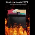 thumbnail image 1 of Fireproof Document Bag , Fireproof Safe Pouch with Zipper, 1 of 5