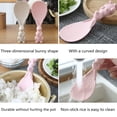 thumbnail image 4 of LXYFH Tableware Under $5 Cute And Creative Rabbit Can Be Vertical Non Stick Rice Spoon Rice Shovel Straw Plastic Rice Spoon, 4 of 4