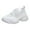 White, variant on HBFAGFB Casual Shoes for Women Thick Soled Sports Shoes Outdoor Running Breathable Sneakers Beige Size 39