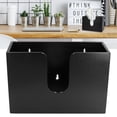 thumbnail image 4 of Bamboo Paper Towel Dispenser, Wall Mounted Portable Durable Countertop Napkin Box  For Kitchen, 4 of 8