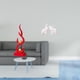 thumbnail image 2 of Figura Abstracta De Elefante En Forma De Llama De Resina, Escultura Moderna, Artesanía única, Adorno De Mesa Para Patio, Oficina, Estantería, Entrada, Dormitorio, Decoración Del Hogar., 2 of 8