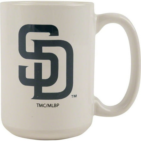 MLB - San Diego Padres 15 oz. White Mug
