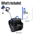 thumbnail image 3 of Westinghouse WSnow11SD Corded Snow Shovel, 11-inches Wide, Electric Snow Shovel with 20ft Throwing Distance, Plows 300lbs/min for Driveway/Steps/Sidewalk/Porch, 3 of 10