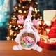 thumbnail image 1 of Decoraciones navideñas Fiudx Muñeco de nieve con lentejuelas cesta de dulces, 1 of 7