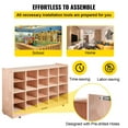 thumbnail image 6 of HCY Cubby Wooden Storage Unit 20 Cubby Storage Unit Classroom 30 Inch High Plywood Wooden Cubbies for Classroom, 6 of 7