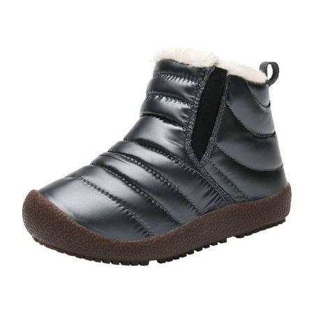

breaise Toddler Boots & Shoes for Girls and Boys - Durable Waterproof Anti-Slip Hiking Boots - Rugged & Stylish Outdoor Footwear with Strap & Lace-Up - Perfect Kids Design for Walking Adventures