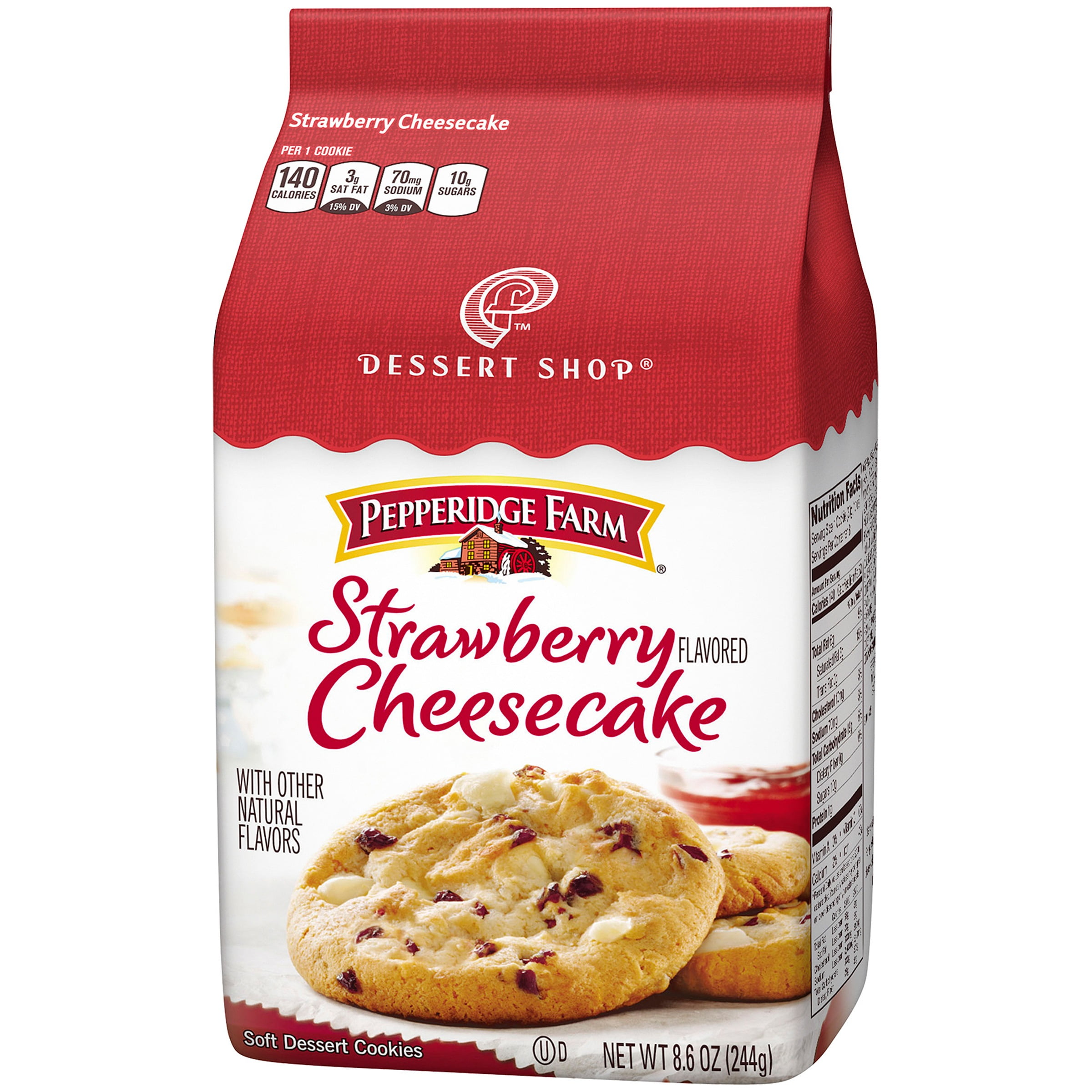 Pepperidge Farm Dessert Shop Strawberry Cheesecake Cookies 8.6 oz Bag by Pepperidge Farm, Inc.