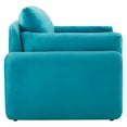 thumbnail image 4 of Modway Indicate Performance Velvet Armchair in Blue, 4 of 9