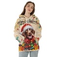 thumbnail image 4 of Merry Christmas Santa German Shorthaired Pointer Scarf Twinkling Lights Xmas Holiday All Over Print 3D Hoodie Unisex Merch Hoodies GSP Lover Dog Gift - 00022, 4 of 6