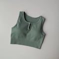 thumbnail image 5 of Sujetador deportivo para mujer, sujetadores acanalados sin costuras, camisetas recortadas para Fitness y correr, chaleco deportivo acanalado,, 5 of 5