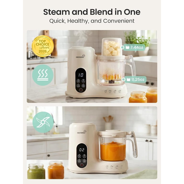 Grownsy Baby Food Maker, Steam & Blend, 6+ Months photo 5