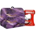 thumbnail image 1 of Stand Mixer Covers Protector Purple Marble Design Mixer Dust Covers Protector 4.5-8 Quart Mixer Fit Tilt Head & Bowl Lift Models Blue, 1 of 7