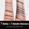 thumbnail image 3 of Paleta de sombras de ojos UCANBE Baked, juego de 16 colores con 15 pinceles, 3 of 7