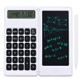 thumbnail image 1 of Foldable Calculator & 6 Inch LCD Writing Tablet Digital Drawing Pad 12 Digits Display with Stylus Pen Erase Button for Children Adults Home Office School Use, 1 of 7