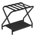 thumbnail image 2 of HOOBRO Black Folding Luggage Rack with Storage Shelf Suitable for Guest Room Bedroom Hotel BK04XL01, 2 of 8