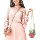 thumbnail image 3 of Paquete de 2 bolsas de malla reutilizables para comestibles, portátiles/lavables/duraderas/ecológicas con mango largo para compras, playa, juguetes, frutas y verduras, 3 of 5