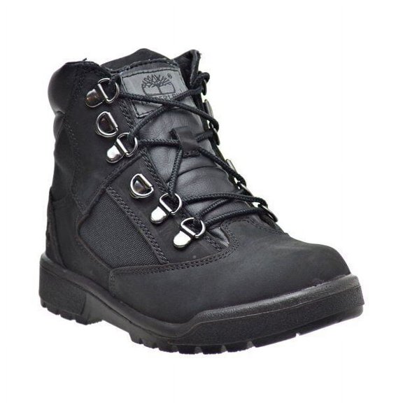 Timberland 6 Inch F/L Field Little Kid's Boots Black Nubuck tb044790