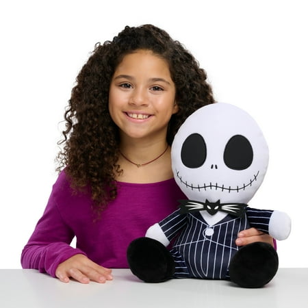 Disney Tim Burton’s The Nightmare Before Christmas Jack Skellington 2 lb Weighted Plush, Ages 3