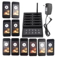 thumbnail image 2 of MeetCA Wireless Pager System 10 Pagers With Keypad Base Black Restaurant Use, 2 of 9