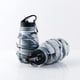 thumbnail image 5 of Nueva botella de agua plegable con forma de granada, botella de agua para montar de silicona de calidad alimentaria con mosquetón, juego de agua potable, camuflaje verde militar, 5, 5 of 5