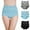 underwear 48#Black, variant on Women's Shapewear 3 Pack Mixed Color Cotton High Waisted Jacquard Solid Color Stretchy Seamless Shapewear Paties Underwear,Beige,L