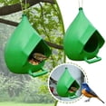 thumbnail image 2 of TIELUTT Outdoor Bird Feeder Spherical Design with Holes And Nesting Capabilities Windows for Metal Outdoor Owl Boxes for outside birds, 2 of 6