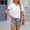 *White, variant on ClodeEU Women's V-Neck Short Sleeve Collar T-Shirt ,Casual Pleated Shirts Loose Fit Tee White,Womens Plus S