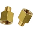 thumbnail image 1 of Brass Pipe Fitting Adapter (1/8 Bspt Male X 1/4 Npt Female) Bsp To Npt Adapter, 1 of 4
