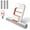 White, variant on Self Squeezing Mini Mop, Mini Foldable Desktop Mop, Orange Small Sponge Mop, Wet and Dry Use Cleaning System, Replaceable Head, for Desktop, Kitchen, Counter, Glass, Tile (White)