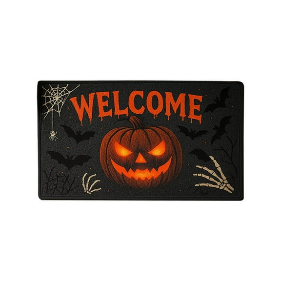 Halloween Welcome Carpet TRICK OR TRAP Carpet, Halloween Decorations, Halloween Decorations Outdoor, Halloween Party Decorations, Horror Decors, Haunted House Decoration Props