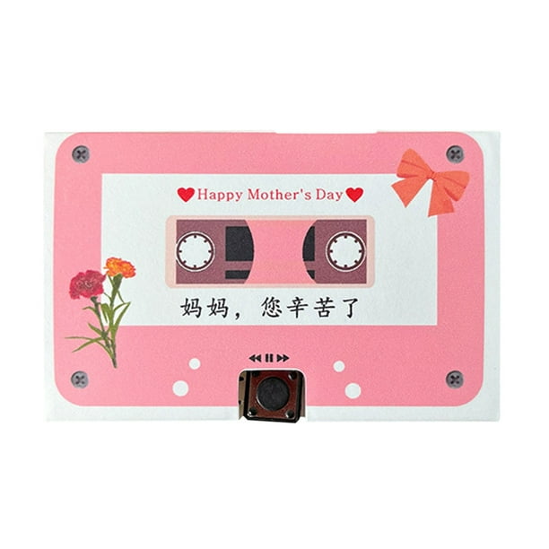 Tarjeta de Felicitación de Cumpleaños con Grabación de Voz y Regalo de San Valentín de Qixi