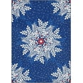 thumbnail image 2 of Runner Rug 6x9 Christmas Hallway Carpet Snowflake Washable Bedroom Carpet Xmas Holiday Decor Non Slip Kitchen Mat Indoor Decorative Throw Rug Dining Room Laundry Room Living Room, 2 of 9