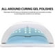 thumbnail image 3 of Máquina De Lámpara De Uñas Led Uv De 80w, Secador De Curado De Esmalte De Gel Para Uñas Empapado Con 4 Configuraciones De Temporizador, Luz De Fototerapia Led Para Manicura Profesi, 3 of 5