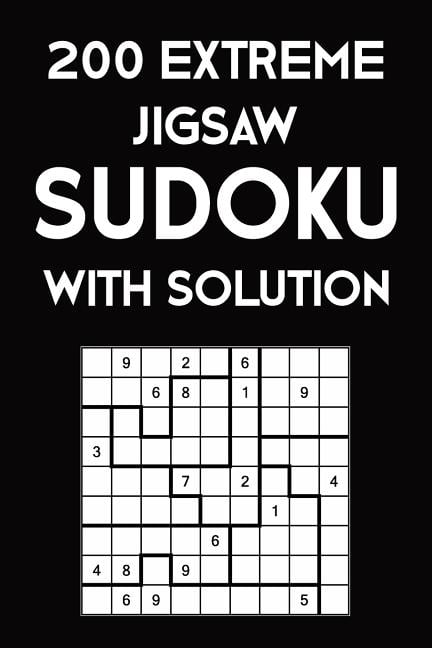200 Extreme Jigsaw Sudoku With Solution : 9x9, Puzzle Book ...