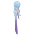thumbnail image 2 of Peluca para cosplay anime, 120 cm de largo, pelo azul degradado a morado, 2 of 2