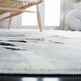 thumbnail image 4 of SAFAVIEH Skyler Bosworth Leaves Area Rug, Ivory/Black, 9' x 12', 4 of 8