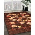 thumbnail image 2 of Ahgly Company Indoor Rectangle Abstract Chocolate Brown Oriental Area Rugs, 7' x 10', 2 of 6