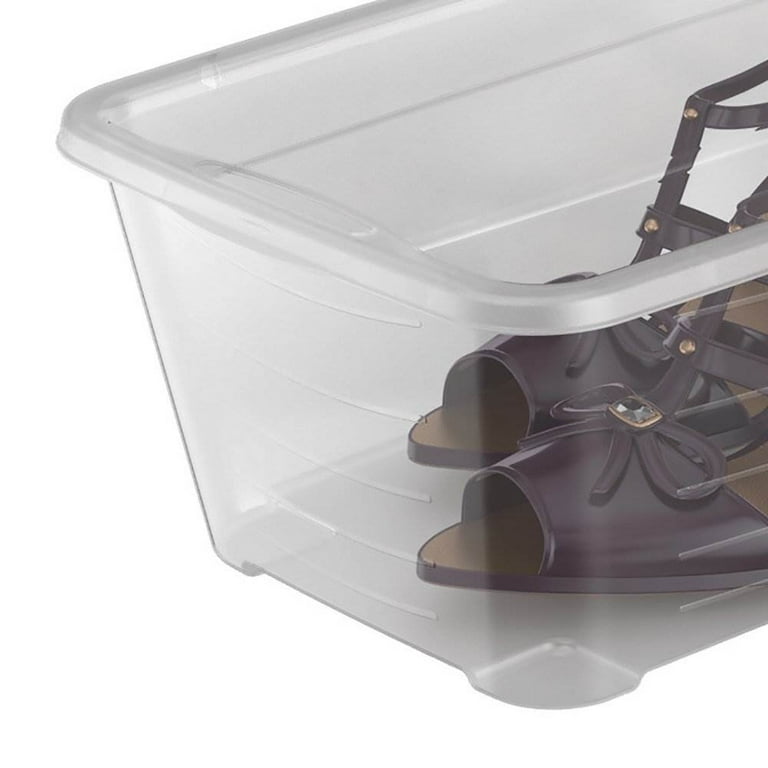 Life Story 6L Shoe and Closet Storage Box Stacking Containers, Clear (20  Pack), 1 Piece - Foods Co.