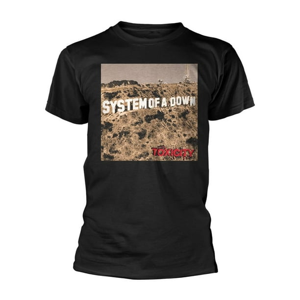 System Of A Down - Camiseta Toxicity para Adultos Unisex (Negro)