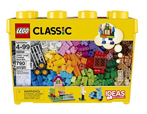 Classic Large Creative Brick Box 10698 Building Set (790 Pieces) Walmart.com